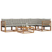 Set de canapele de exterior 6 pcs Gri natural și deschis - WALTI WALTI