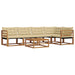 Set de canapele de exterior cu pernă 6 pcs Natural și Bej - WALTI WALTI