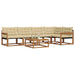 Set de canapele de exterior cu pernă 6 pcs Natural și Bej - WALTI WALTI