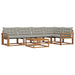 Set de canapele de exterior 6 pcs Gri natural și deschis - WALTI WALTI