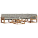 Set de canapele de exterior 6 pcs Gri natural și deschis - WALTI WALTI