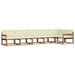 Set de canapele de exterior cu pernă 6 pcs Natural și Crem - WALTI WALTI