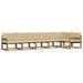 Set de canapele de exterior cu pernă 6 pcs Natural și Bej - WALTI WALTI