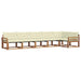 Set de canapele de exterior cu pernă 6 pcs Natural și Crem - WALTI WALTI