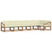 Set de canapele de exterior cu pernă 6 pcs Natural și Crem - WALTI WALTI