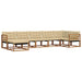 Set de canapele de exterior cu pernă 21 pcs Natural și Bej - WALTI WALTI