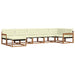 Set de canapele de exterior cu pernă 21 pcs Natural și Crem - WALTI WALTI
