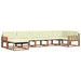 Set de canapele de exterior cu pernă 21 pcs Natural și Crem - WALTI WALTI