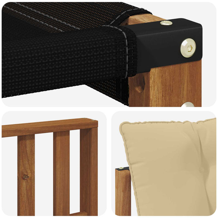 Set de canapele de exterior cu pernă 21 pcs Natural și Bej - WALTI WALTI