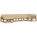 Set de canapele de exterior cu pernă 21 pcs Natural și Bej - WALTI WALTI