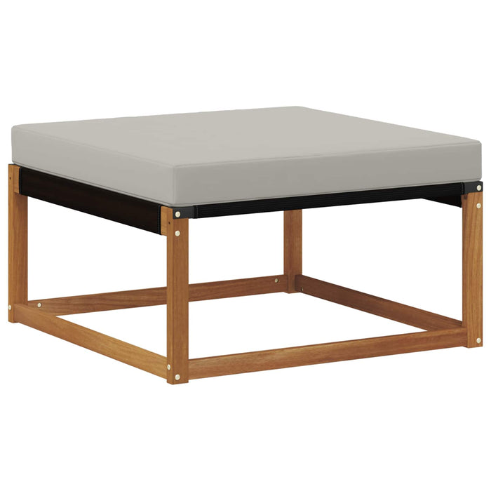 Set de canapele de exterior 7 pcs Gri natural și deschis - WALTI WALTI
