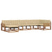 Set de canapele de exterior cu pernă 21 pcs Natural și Bej - WALTI WALTI