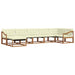 Set de canapele de exterior cu pernă 21 pcs Natural și Crem - WALTI WALTI