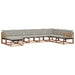 Set de canapele de exterior 8 pcs Gri natural și deschis - WALTI WALTI