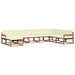 Set de canapele de exterior cu pernă 24 pcs Natural și Crem - WALTI WALTI