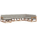 Set de canapele de exterior 8 pcs Gri natural și deschis - WALTI WALTI