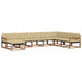 Set de canapele de exterior cu pernă 24 pcs Natural și Bej - WALTI WALTI