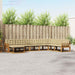 Set de canapele de exterior cu pernă 24 pcs Natural și Bej - WALTI WALTI