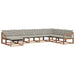 Set de canapele de exterior 8 pcs Gri natural și deschis - WALTI WALTI