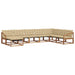 Set de canapele de exterior cu pernă 24 pcs Natural și Bej - WALTI WALTI