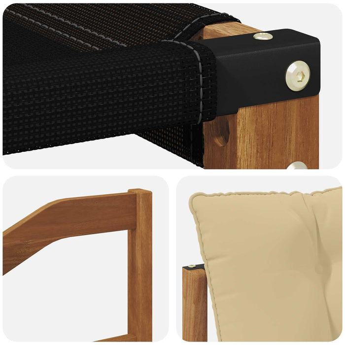 Set de canapele de exterior cu pernă 7 pcs Natural și Bej - WALTI WALTI