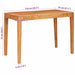 Masă de dining Maro 110 x 55 x 76 cm Lemn Solid de Acacia - WALTI WALTI