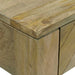 Masă de consolă cu sertar cu raft Gri natural 110 x 30 x 80 cm - WALTI WALTI