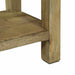 Masă de consolă cu sertar cu raft Gri natural 110 x 30 x 80 cm - WALTI WALTI