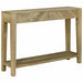Masă de consolă cu sertar cu raft Gri natural 110 x 30 x 80 cm - WALTI WALTI