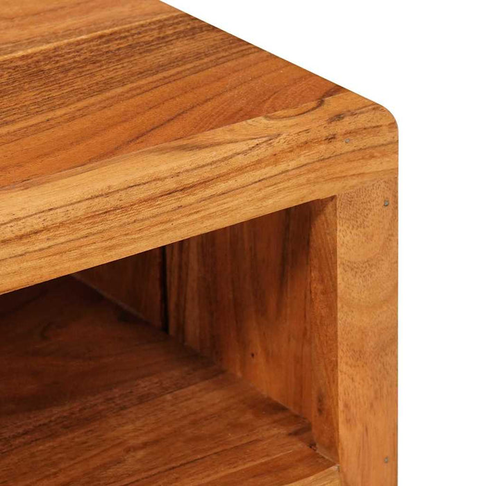 Cabinet TV cu raft Maro 110 x 30 x 40 cm Lemn Solid de Acacia - WALTI WALTI