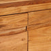 Cabinet TV cu raft Maro 110 x 30 x 40 cm Lemn Solid de Acacia - WALTI WALTI