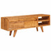 Cabinet TV cu raft Maro 110 x 30 x 40 cm Lemn Solid de Acacia - WALTI WALTI
