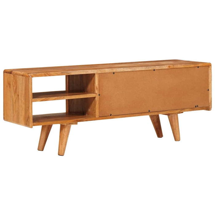 Cabinet TV cu raft Maro 110 x 30 x 40 cm Lemn Solid de Acacia - WALTI WALTI
