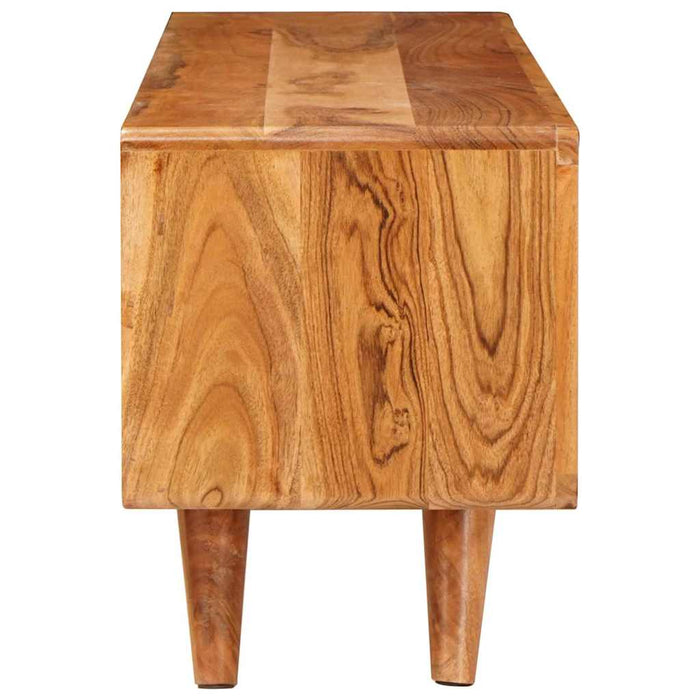 Cabinet TV cu raft Maro 110 x 30 x 40 cm Lemn Solid de Acacia - WALTI WALTI