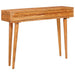 Masă de consolă Maro 110 x 30 x 80 cm Lemn Solid de Acacia - WALTI WALTI