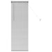 Jaluzele venetiene cu perdele Argintiu 130 x 40 cm Aluminiu - WALTI WALTI