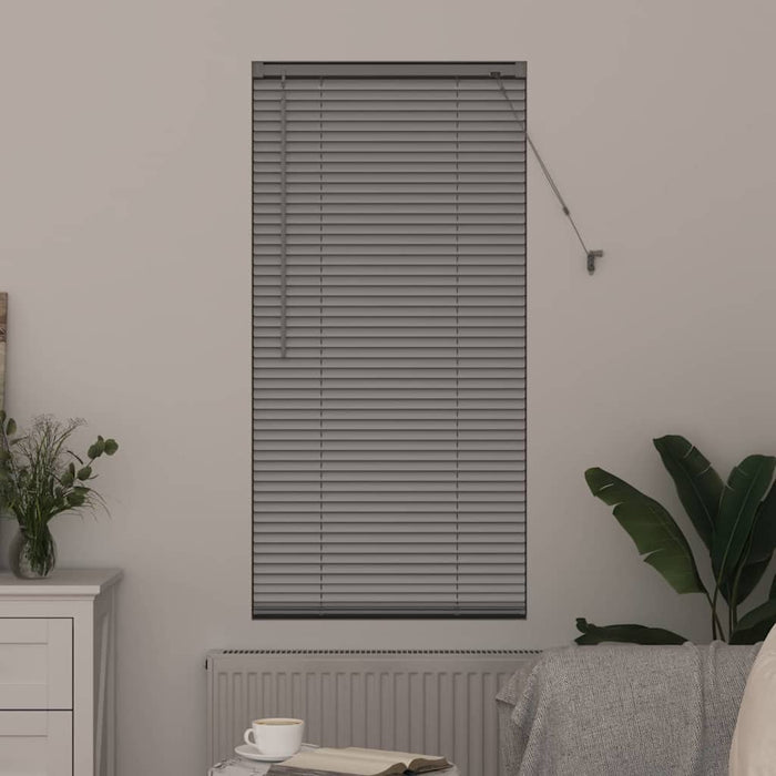 Jaluzele venetiene Manual Argintiu 130 x 65 cm Aluminiu WALTI