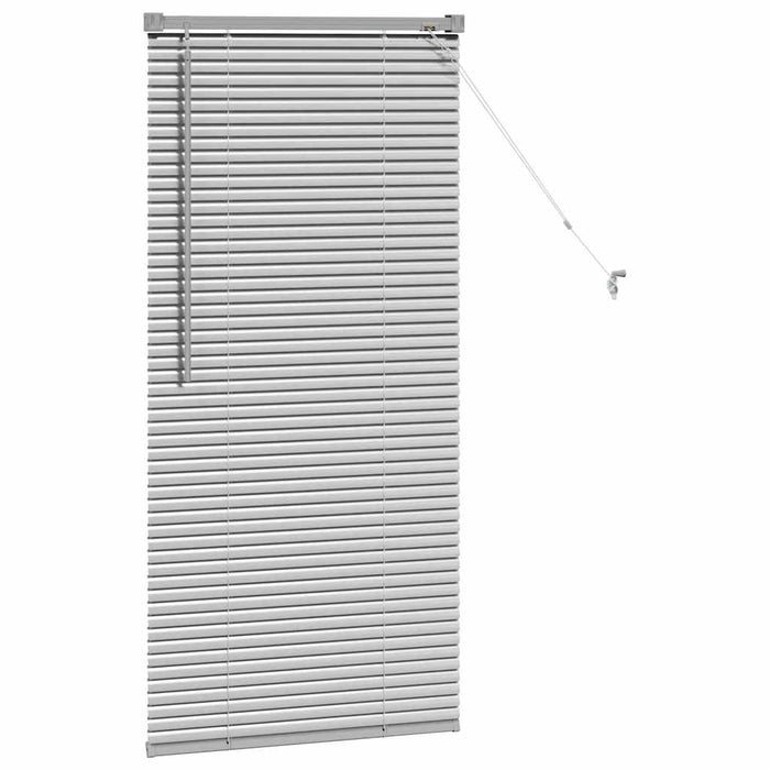 Jaluzele venetiene Manual Argintiu 130 x 65 cm Aluminiu WALTI