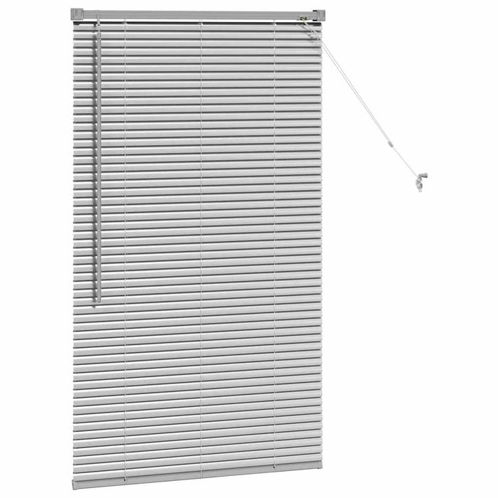 Jaluzele venetiene Manual Argintiu 130 x 75 cm Aluminiu WALTI