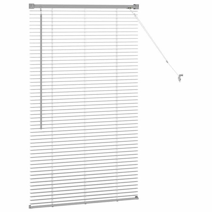 Jaluzele venetiene Manual Argintiu 130 x 75 cm Aluminiu WALTI