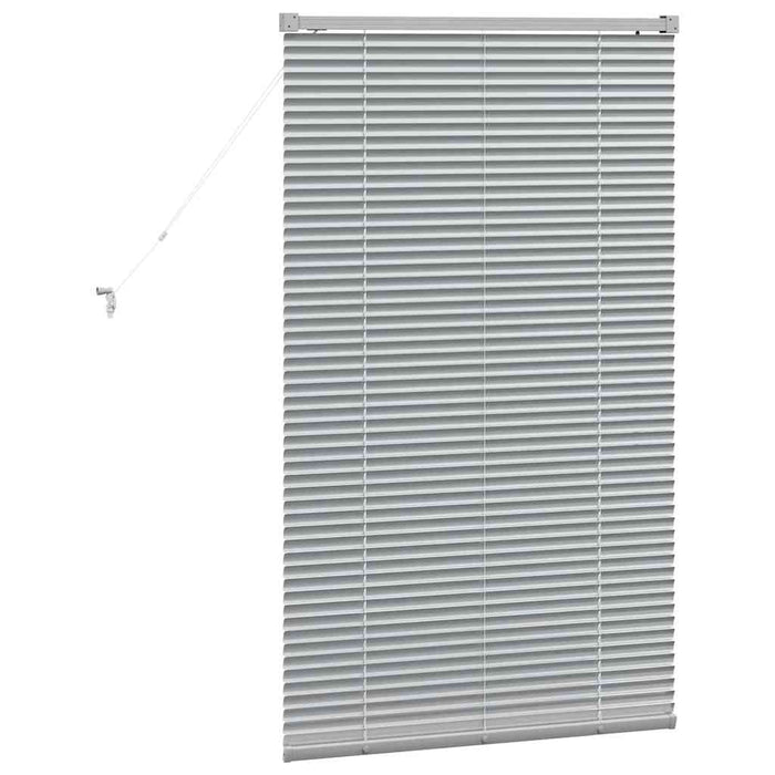 Jaluzele venetiene Manual Argintiu 130 x 75 cm Aluminiu WALTI