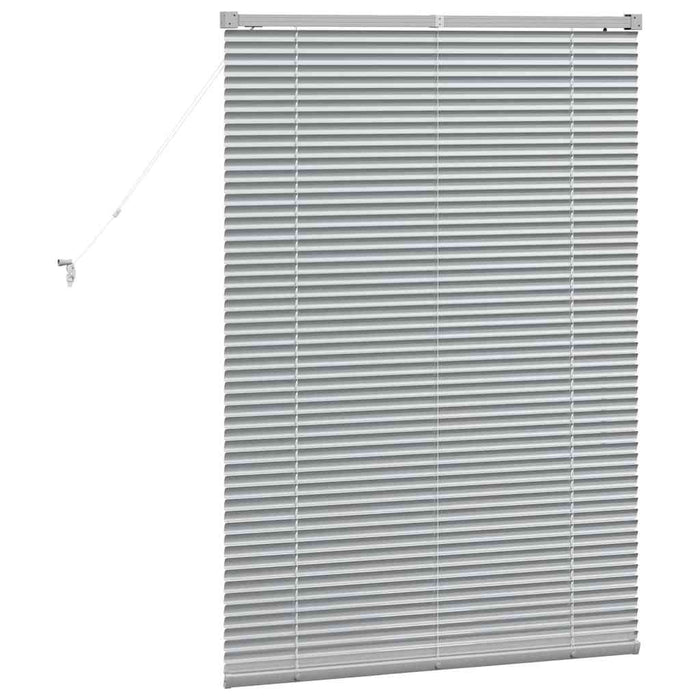 Jaluzele venetiene Manual Argintiu 130 x 85 cm Aluminiu - WALTI WALTI