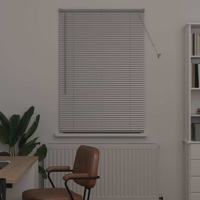 Jaluzele venetiene Manual Argintiu 130 x 95 cm Aluminiu - WALTI WALTI