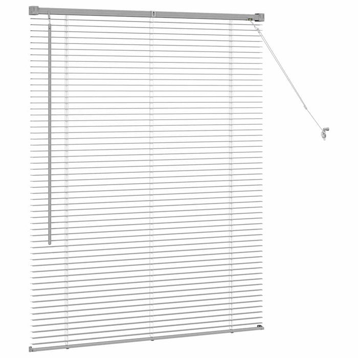 Jaluzele venetiene Manual Argintiu 130 x 100 cm Aluminiu - WALTI WALTI