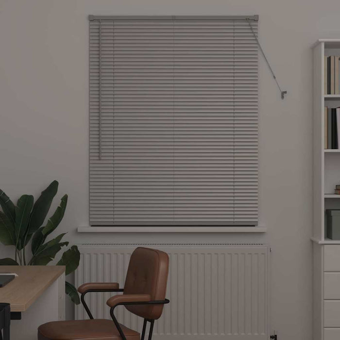 Jaluzele venetiene Manual Argintiu 130 x 105 cm Aluminiu - WALTI WALTI
