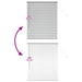 Jaluzele venetiene Manual Argintiu 130 x 105 cm Aluminiu - WALTI WALTI