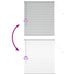 Jaluzele venetiene Manual Argintiu 130 x 110 cm Aluminiu - WALTI WALTI