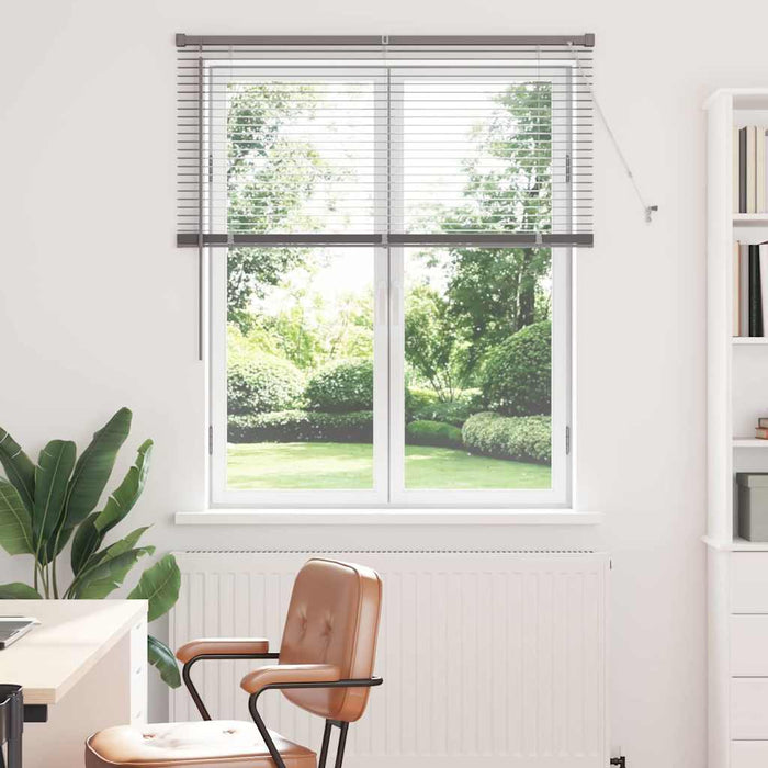Jaluzele venetiene Manual Argintiu 130 x 115 cm Aluminiu - WALTI WALTI