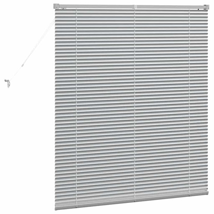 Jaluzele venetiene Manual Argintiu 130 x 120 cm Aluminiu - WALTI WALTI