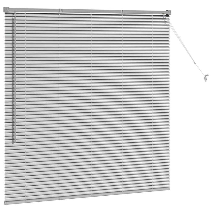 Jaluzele venetiene Manual Argintiu 130 x 135 cm Aluminiu - WALTI WALTI